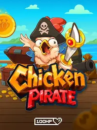 Chicken Pirate crash game at HEY22